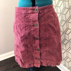 Anthropologie Pilcro corduroy skirt